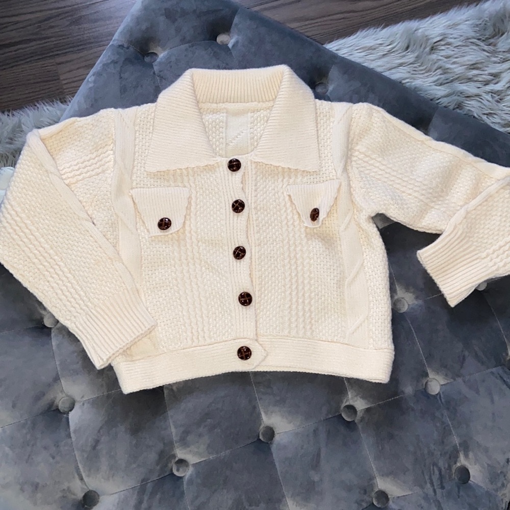Knit cardigan
